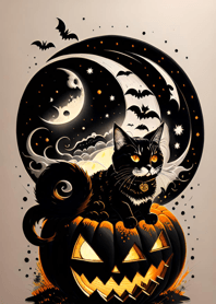 halloween cat F09B36