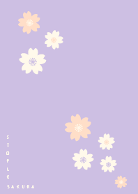 SIMPLE SAKURA -purple- from JAPAN