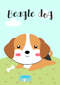 Cute Beagle Dog Theme