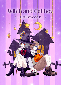 Witch and Cat boy -Halloween-