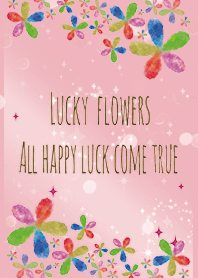 ピンク / 水彩フラワーの女性運!全体運UP!