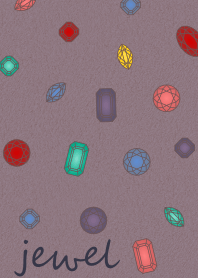 Jewels01 + purple/beige [os]