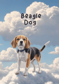 Love Beagle Dog On The Sky Theme2