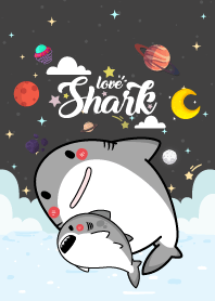Shark Love Black