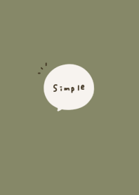 Pistachio green and handwritten simple.