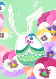 Happy Easter  green-rabbitegg