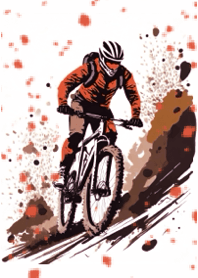 PPWP* Bike! bicycle! <orange> (d035)