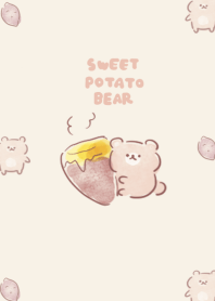 simple bear sweet potato beige.