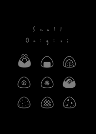 9 onigiri (line)/black gray