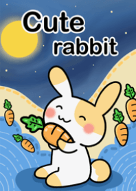 Cute rabbit .