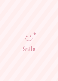 Smile Heart =Pink= Stripe2