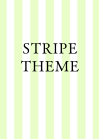 STRIPE THEME/WHITE&YELLOW GREEN
