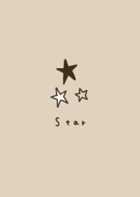 Light beige with stars.