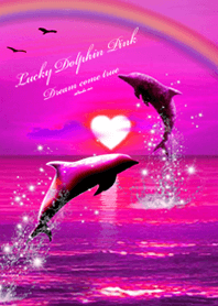恋愛運 Lucky Dolphin Pink Line 着せかえ Line Store