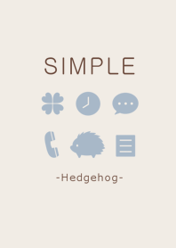 SIMPLE -Hedgehog- Blue ver1.2