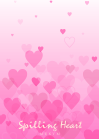 Spilling Pink Heart 3 -MEKYM-