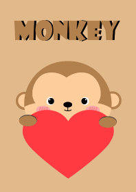 Cute Monkey theme Vr.1