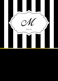Initial -M- Monotone Stripe