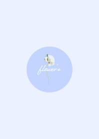 simple love flower Theme Happy07