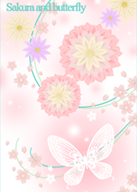 Sakura and butterfly..