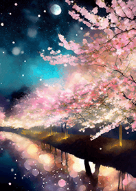 美しい夜桜の着せかえ#509