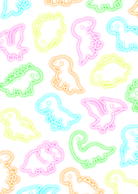 Colorful Dinosaur Glow Party9