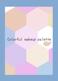 Colorful makeup palette-DUSTY BLUE