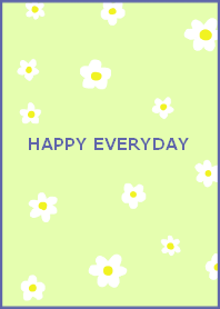 HAPPY EVERYDAY_yellowgreen blue