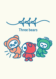 Three cute bears