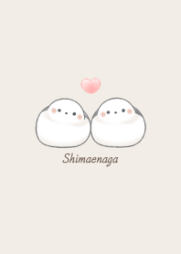 Shimaenaga couple* -brown-