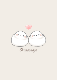 シマエナガ カップル -ブラウン-