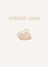 OHIRUNE USAGI -Beige-