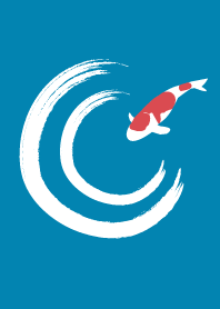 Red and white Nishikigoi g