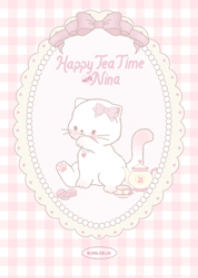 Happy tea time with nina