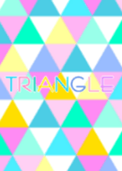 Colorful chic triangle
