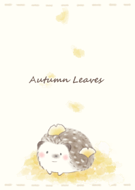 Hedgehog and Ginkgo -beige-