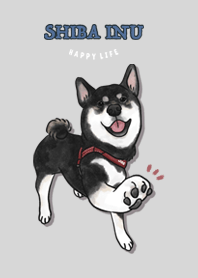 shibainu1 / light grey