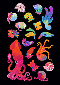 魷魚和章魚