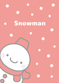 cute red snowman theme3