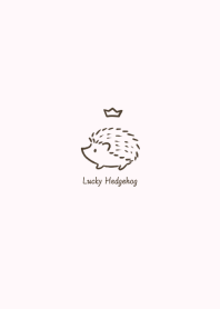 Lucky Hedgehog -pink- crown