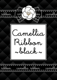 大人カワイイ♡Camellia Ribbon -black-