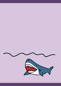 Shark Day01 on purple