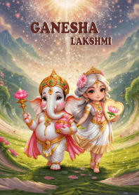 Ganesha, Lakshmi, wish for wealth