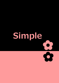 ツートンカラーと花７