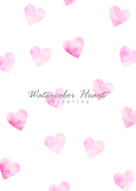 Watercolor Heart -VALENTINE- 6