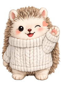 心動快遞：小刺蝟的眨眼問候