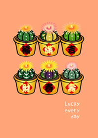 Lucky Potted Plant(light orange)