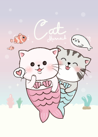 แมวเงือกน้อย (พาสเทล)