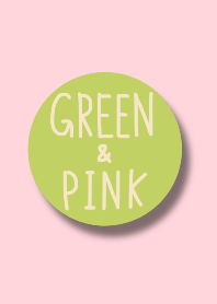 green and pink