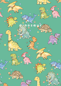 My beloved Dinosaurs03 blue green